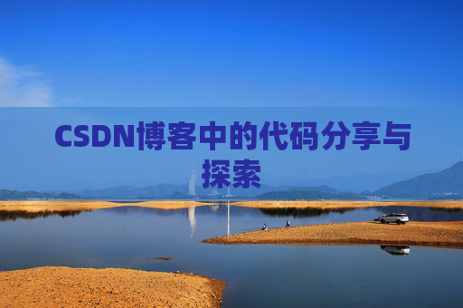 CSDN博客中的代码分享与探索